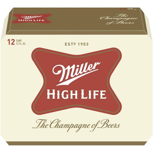 images/beer/DOMESTIC, IMPORTED BEER, OTHERS BEERS/Miller High Life 12pk Cans.jpg